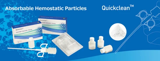 Esterilización con óxido de etileno Suministros quirúrgicos Materiales Productos médicos Surgiclean Hemostáticos